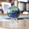 MOVA Globe Earth with Clouds 6" with Base, Solar Powered Rotating Globe No Need of Battery or Chord, Unique Gift and Decoration