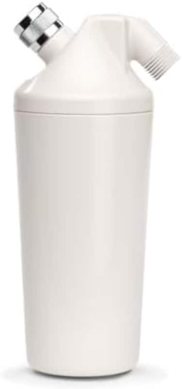 Aquasana Shower Water Filter System - Filters Over 90% Of Chlorine Carbon &amp; Kdf Filtration Media Soften Skin And Hair From Hard &ndash; For Use With Existing Head Aq-4100Nsh , White