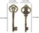 Makhry Mixed 20 Extra Large Antique Skeleton Keys Rustic Key for Wedding Decoration Favor