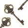 Makhry Mixed 20 Extra Large Antique Skeleton Keys Rustic Key for Wedding Decoration Favor