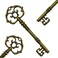 Makhry Mixed 20 Extra Large Antique Skeleton Keys Rustic Key for Wedding Decoration Favor