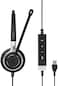 Epos Sennheiser Consumer Audio SC 660 USB ML (504553) - Double-Sided Business Headset   For Skype with HD Sound, Ultra Noise-Cancelling Microphone, &amp; Connector (Black)