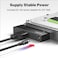 Unitek USB 3.0 to SATA III Hard Drive Adapter Converter Cable for 2.5 3.5 Inch HDD/SSD Hard Drive Disk and SATA Optical Drive with 12V/2A Power Adapter, Support UASP