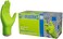 GLOVEWORKS HD Industrial Green Nitrile Gloves with Raised Diamond Texture Grip, Box of 100, 8 Mil, Size Large, Latex Free, Powder Free, Textured, Disposable, Food Safe, GWGN46100BX