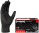 GLOVEWORKS GlovePlus Industrial Black Nitrile Gloves, Box of 100, 5 mil, Size Large, Latex Free, Powder Free, Textured, Disposable, GPNB46100-BX