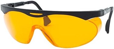 Uvex Skyper Blue Light Blocking Computer Glasses with SCT-Orange Lens, (S1933X), S1933X-3 (3 Count)