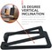 Audioengine DS1M Metal Speaker Stands Pair - Tilted Steel Desktop Speaker Stands for Small Speakers, PC Speakers, Gaming Speakers, and Studio Speakers - Black (Pair)