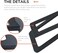 Audioengine DS1M Metal Speaker Stands Pair - Tilted Steel Desktop Speaker Stands for Small Speakers, PC Speakers, Gaming Speakers, and Studio Speakers - Black (Pair)