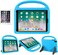 Suplik iPad 9.7 2018 2017 / Air 1/2 / Pro 9.7 Case for Kids - Duable Shockproof Protective Handle Bumper Stand Cover with Screen Protector for iPad 9.7 inch 5th/6th Generation, Blue