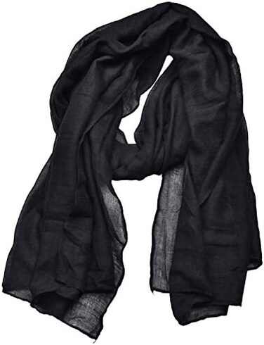 woogwin Women's Cotton Scarves Lady Light Soft Fashion Solid Scarf Wrap Shawl