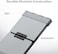 iClever Folding Wireless Keyboard with Sensitive Touch Pad, Pocket-Sized Tri-folding Bluetooth Keyboards with Portable Carry Pouch, Aluminum Alloy Base (Sync Up to 3 Devices), Dark Gray