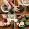 Maitys DIY Flower Arrangement Kit - 12 Packets Green Moss Round Floral Moss in a Unique Design Bowl, Wedding Path Flowers, Party Decoration (Flower Foam)
