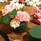 Maitys DIY Flower Arrangement Kit - 12 Packets Green Moss Round Floral Moss in a Unique Design Bowl, Wedding Path Flowers, Party Decoration (Flower Foam)