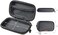 GLCON GLCON Rectangle Shaped Portable Protection Hard EVA Case,Mesh Inner Pocket,Zipper Enclosure Durable Exterior,Lightweight Universal Carrying Bag Wired/Bluetooth Headset Charger Change Purse (Blac