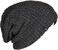 FORBUSITE Mens Slouchy Long Oversized Beanie Knit Cap for Summer Winter B08, Dark Gray, L