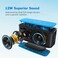 DOSS Touch Wireless Bluetooth Portable Speaker with HD Sound and Bass - Ocean Blue