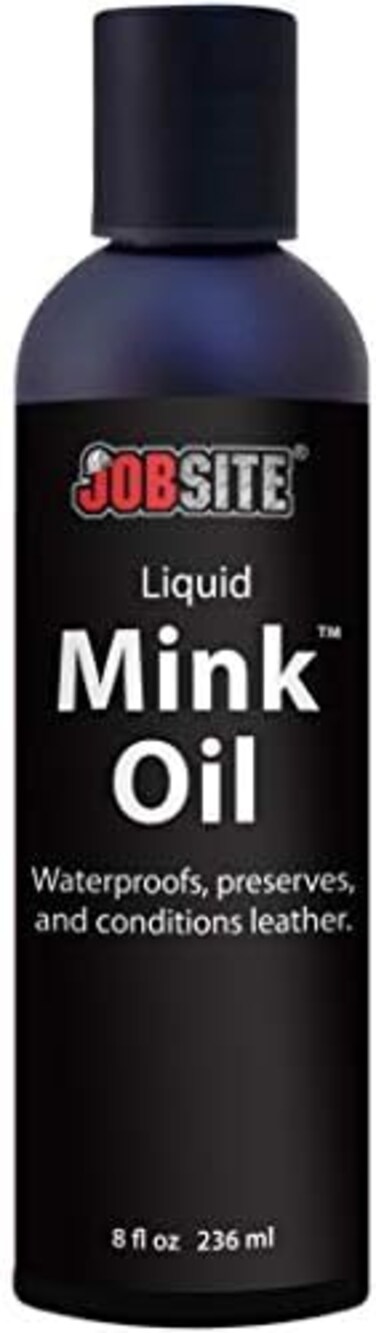JOB SITE Premium Mink Oil Leather Waterproof Liquid - 236 ml