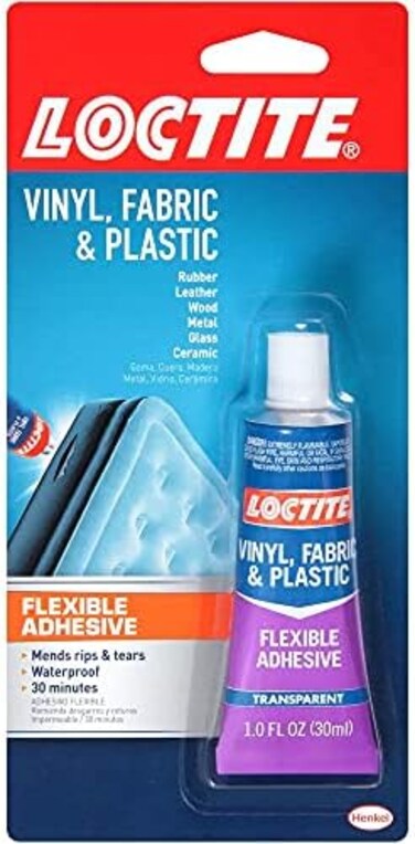 Loctite 1360694 Vinyl Fab Plastic Adhesive, Single, Multicolor