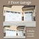 Household Essentials Garage Handle and Hinge Magnets &ndash; Decorative Magnetic Hardware Steel Doors, Easy Installation, Durable &amp; Weatherproof, Set of 6