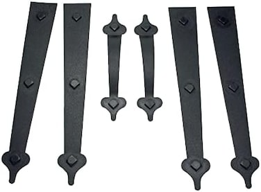Household Essentials Garage Handle and Hinge Magnets &ndash; Decorative Magnetic Hardware Steel Doors, Easy Installation, Durable &amp; Weatherproof, Set of 6