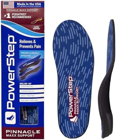 Powerstep Maxx Insole, Inserts for Men and Women, Maximum Cushioning