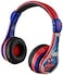 eKids Spiderman Wireless Bluetooth Portable Headphones with Microphone, Volume Reduced to Protect Hearing Rechargeable Battery, Adjustable Kids Headband for School Home or Travel