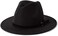Lisianthus Men &amp; Women Vintage Wide Brim Fedora Hat with Belt Buckle