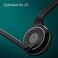 Epos Sennheiser PC 7 USB - Lightweight On-Ear Single-Sided Headset - Wired - Passive Noise-Cancelling Microphone for Internet Telephony and E-Learners - Mac, PC, &amp; Laptop Connectivity