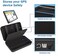 Digicharge Black Hard Carrying Case for Garmin Drive 52 51 50 Drivesmart 55 51 50 Driveassist 51 50 Driveluxe 52 52LMT-S 51LMT-S 50 40 Zumo 396LMT-S 595LM 395LM Dezl Nuvi 57 5'' GPS Accessory Storage