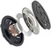 Koss KSC75 Portable On-Ear Clip Headphones, Retro Style, Ultra Lightweight, Silver and Black