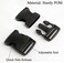 Beaulegan Plastic Buckles - Quick Side Release for Luggage Straps, Pet Collar, Backpack Repairing