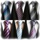 WeiShang Lot 6 PCS Classic Men's Silk Tie Necktie Woven JACQUARD Neck Ties