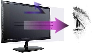 EZ-Pro Screen Protector Blue Light Filter (3 Units) For 27-Inch Widescreen Computer Monitors. Reduces Eye Strain And Promotes Better Sleep.
