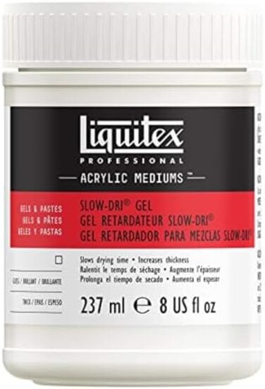 Liquitex SLOW DRI BLEND GEL MED 8OZ