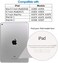 JETech Screen Protector for iPad (9.7-Inch, 2018/2017 Model, 6th/5th Generation), iPad Air 1, iPad Air 2, iPad Pro 9.7-Inch, Tempered Glass Film, 2-Pack