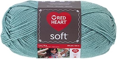 RED HEART Soft Yarn, Seafoam