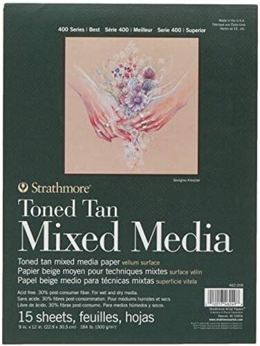 Strathmore MXMD TN 400 TAN 9X12 15SH(12)