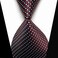 Wehug Men's Classic Stripe Jacquard Woven Silk Tie Formal Party Suit Necktie Neck Ties For Men