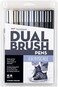 Tombow ABT DUAL BRSH SET 10/GRAY SCAL