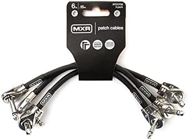 MXR كابل توصيل بلون اسود، 6 انش (3PDCP06)