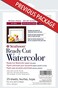 Strathmore 140-305 500 Series Ready Cut Watercolor Paper, 140 lb. Hot Press, 5"x7", 25 Sheets, Multicolor