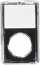 iPod Clear Hard Plastic Case, Black and Transparent