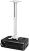 suptek White Universal Projector Ceiling Mount Bracket Fits Flat or Sloped Ceiling Height Adjustable with Extendable Length for LCD/DLP Projectors (PR05)