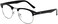 Shiratori New Vintage Fashion Half Frame Semi-Rimless Clear Lens Glasses