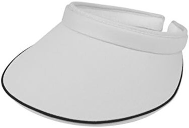 MG Women's Cotton Twill Clip-On Visor-4115