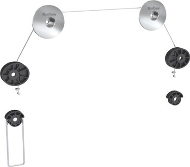 QualGear Qg-Tm-001 Picture Hanging Style Ultra Low Profile TV Wall Mount For Most 37 To 70-Inch TVs And Monitors Aluminum [Check Vesa Compatibility Before Purchase] Silver