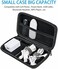 GLCON Portable Protection Hard EVA Case for External Battery,Cell Phone,GPS,Hard Drive,USB/Charging Cable,Carrying Bag Mesh Inner Pocket,Zipper Enclosure n Durable Exterior,Universal Travel Pouch Bag