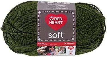 RED HEART Soft Yarn, Dark Leaf