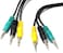 Ancable Replacement Audio Cable for 5.1 Channel, Logitech Computer Speakers 3.5mm 1/8 TRS plug male to male 6ft Compatible with logitech z-5500, z-5450, z-5400, z-5300, z-906, z-680, x540