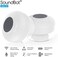 Soundbot SB510 HD Water Resistant Bluetooth 3.0 Shower Speaker, Handsfree Portable Speakerphone with Built-in Mic, 6hrs of Playtime, Control Buttons and Dedicated Suction Cup for Showers (White)
